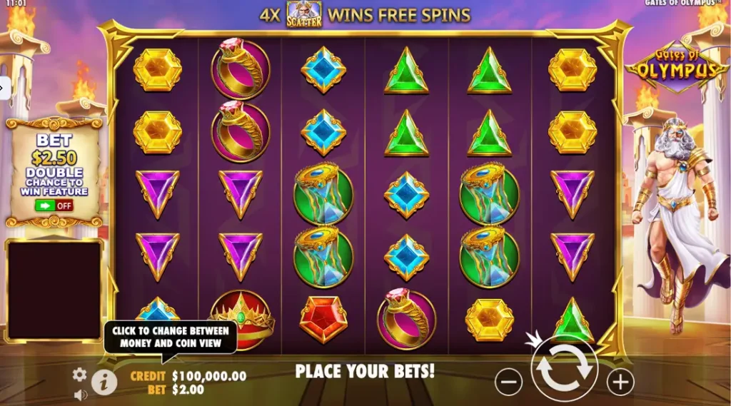 Slot Gates of Olympus gameplay