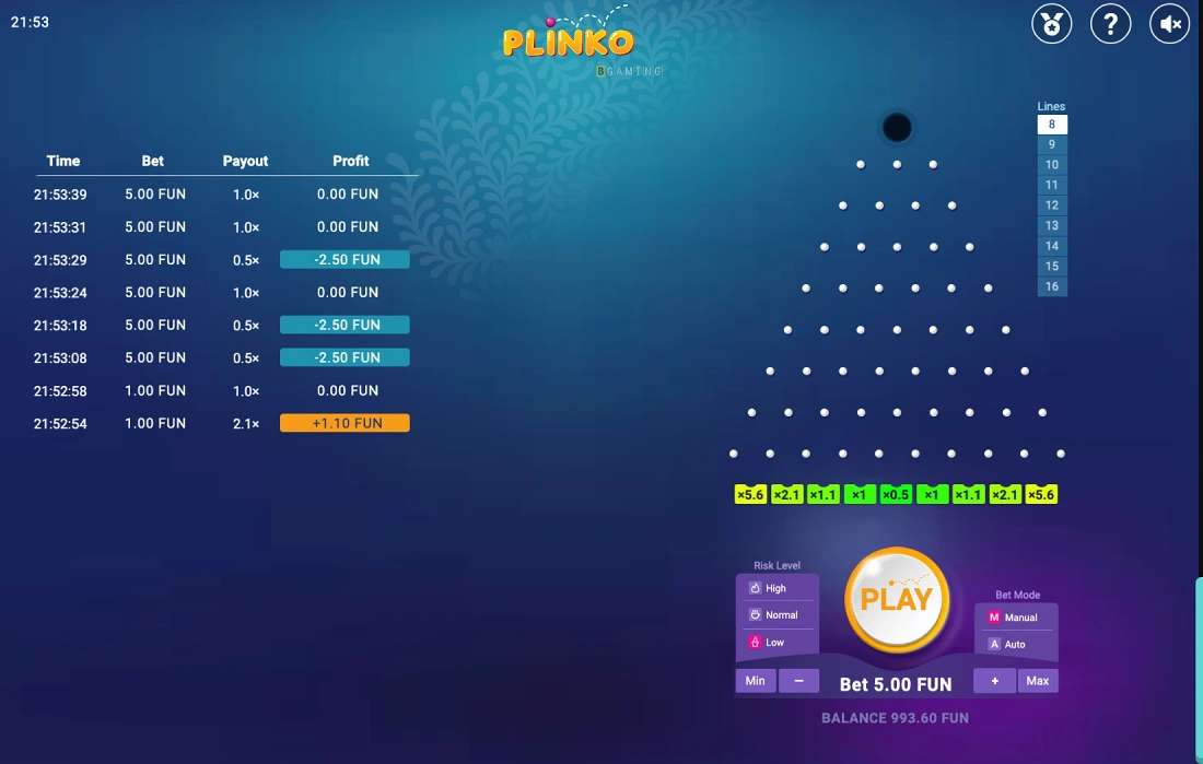 plinko game