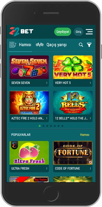 22bet casino games