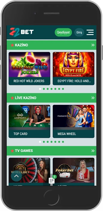 22bet casino mobile