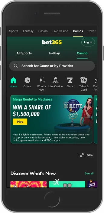 bet365 casino mobile