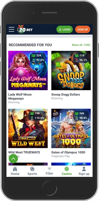 20bet casino slots